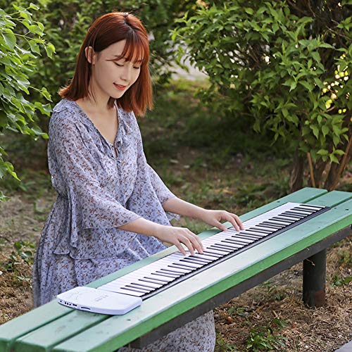YONGCHY Mini Clavier Piano, 88-Key Main Piano Roll Piano Portable Deux Haut-Parleurs Bluetooth Support Connexion Intégré Batterie Rechargeable Au Lithium Pliant Clavier De Piano - Les Beatles, Paul McCartney, John Lennon, RIngo Starr, George Harrison YONGCHY Mini Clavier Piano, 88-Key Main Piano Roll Piano Portable Deux Haut-Parleurs Bluetooth Support Connexion Intégré Batterie Rechargeable Au Lithium Pliant Clavier De Piano – Image 6