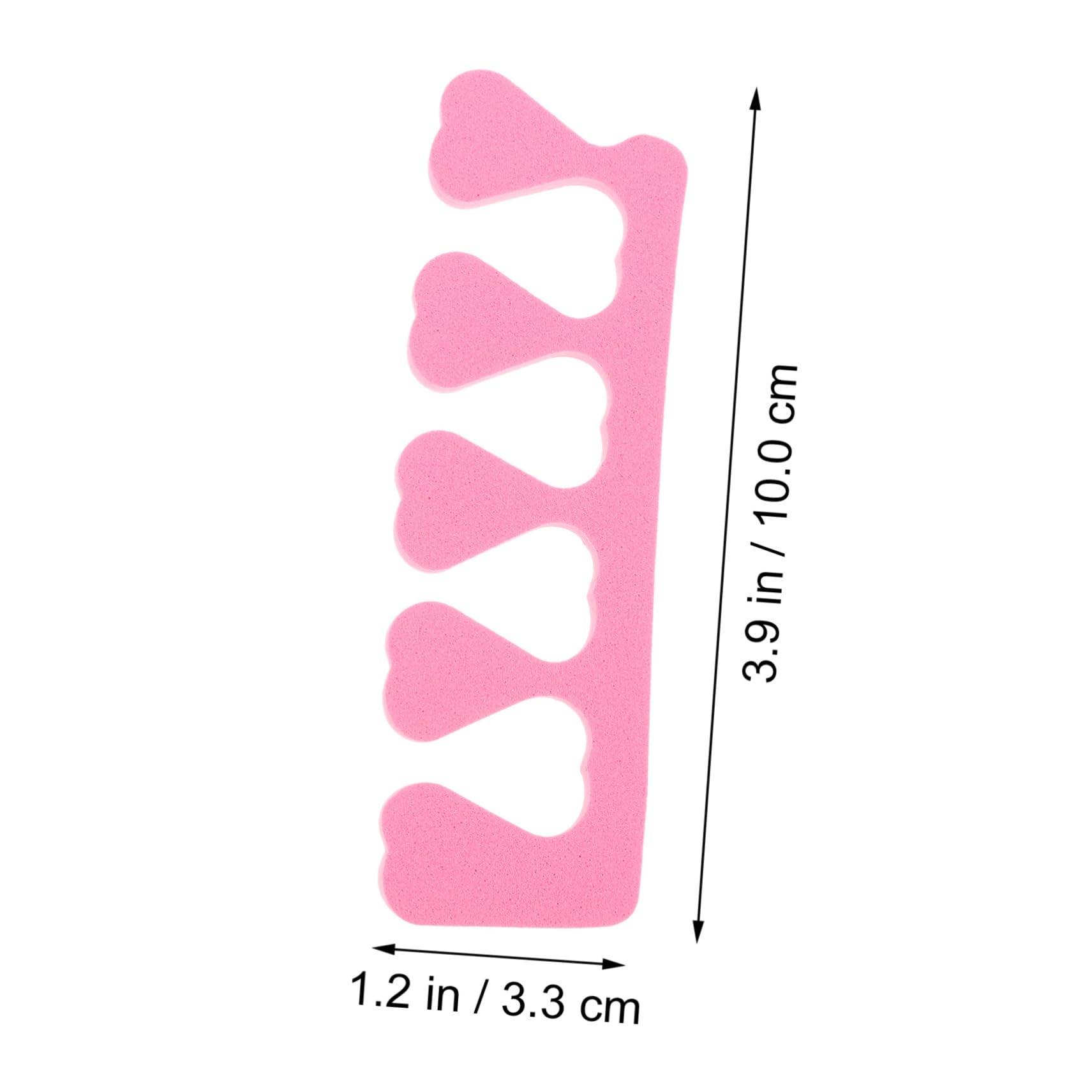 Healeved 100pcs Toe Separators Toe Separator Kit for Manicure for Women for Nail Art Easy to Use