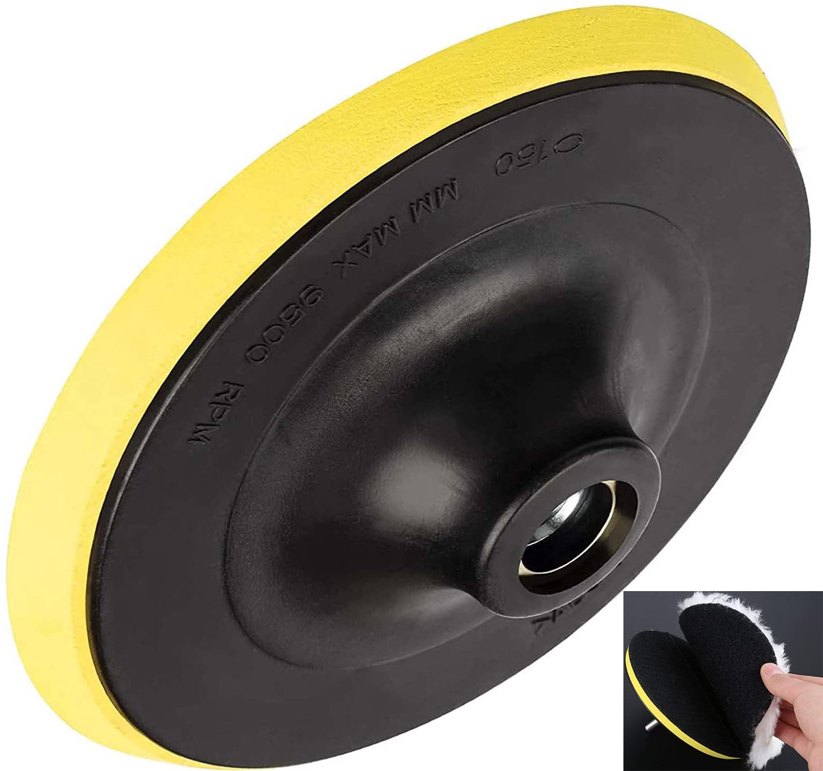 DIY Crafts 1x, 3"inch Backer Pad, Backer Pad Only For Buffing Polishing Car Tight Area Detailing Polishing Waxing Sealing Glaze Car Headlights Door Handles Sc (1x, 3"inch Backer Pad)-picture-17