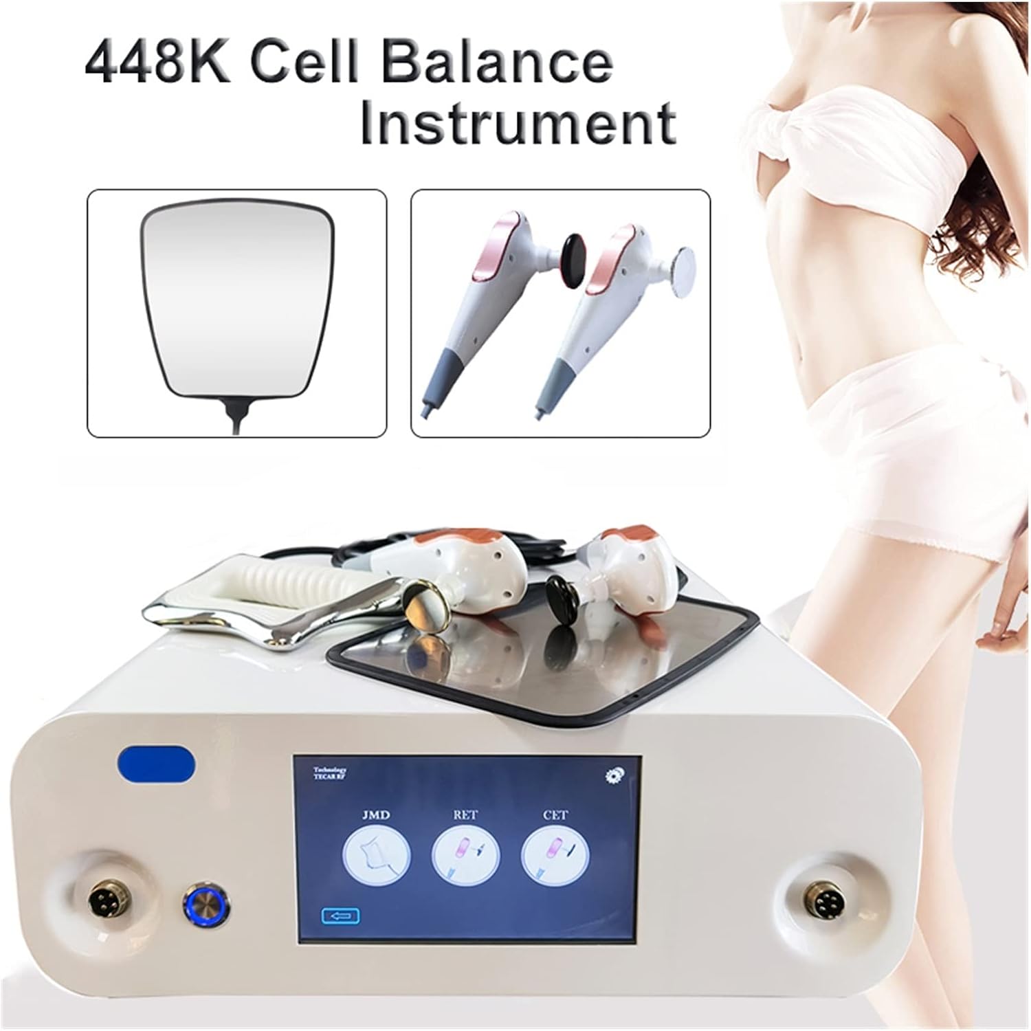 448Khz Physiotherapy Diathermy Machine For Pain Control Body...