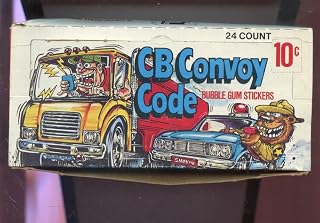1978 Donruss CB Convoy Code Set Wax Pack Box FULL 24 Unopened Packs
