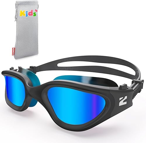 Miniatura 20 de ZIONOR G1MINI MIX - Gafas de natación para niños, con bloques de color, polarizados, sin fugas, antiniebla, para niños (3-14) N