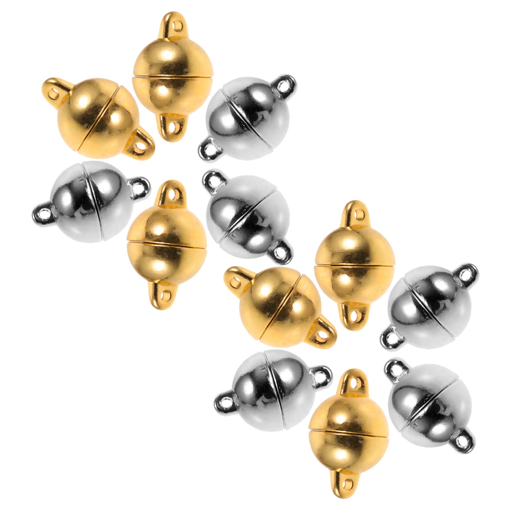Lurrose 48stücke Magnetverschlüsse Für Schmuck Langlebige Magnet-clips Für Armbänder Und Praktische Verbindungselemente Für Kreative Schmuckherstellung