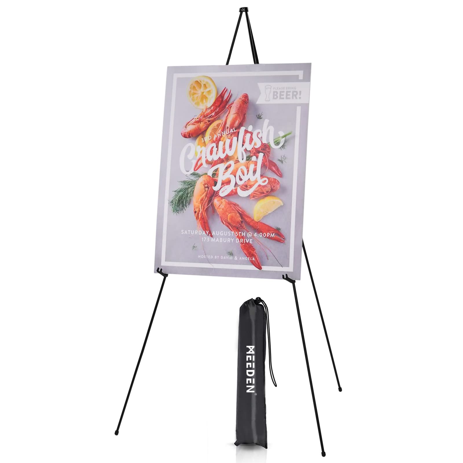 Buy MEEDENEasel Stand, 63" Art Display Easels, Instant Tripod Metal