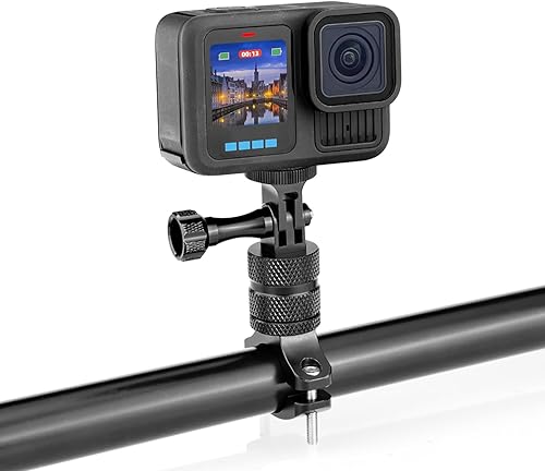 Miniatura 5 de Soporte de trípode de aluminio para adaptador de trípode Gopro 1/4"-20 Soporte de cámara para Gopro Hero 13 12 11 10 9 8 DJI Osmo Insta360 AKASO y