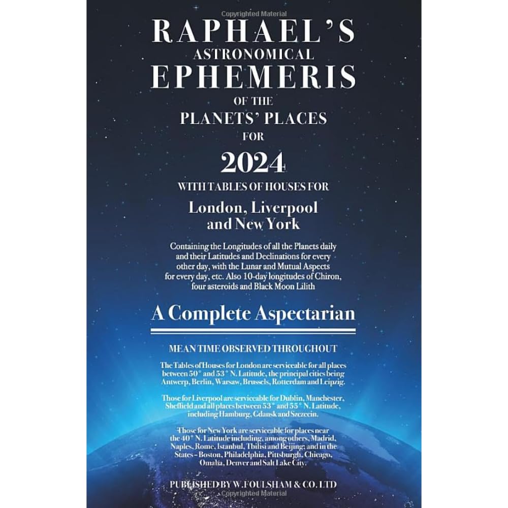 Raphael's Ephemeris 2024 - 9780572048365