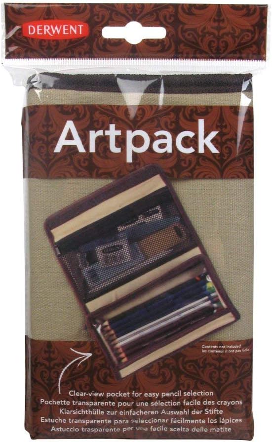 Artpack Canvas Pencil Case, Pencil and Accessory Storage Compartments