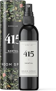 Room Spray for Home 415 Santal - Air Freshener for Home - Linen Spray for Bedding, Pillow Spray - Sandalwood blended with top notes of ginger and cardamom. Room Freshener. Long Lasting - 8oz/237ml