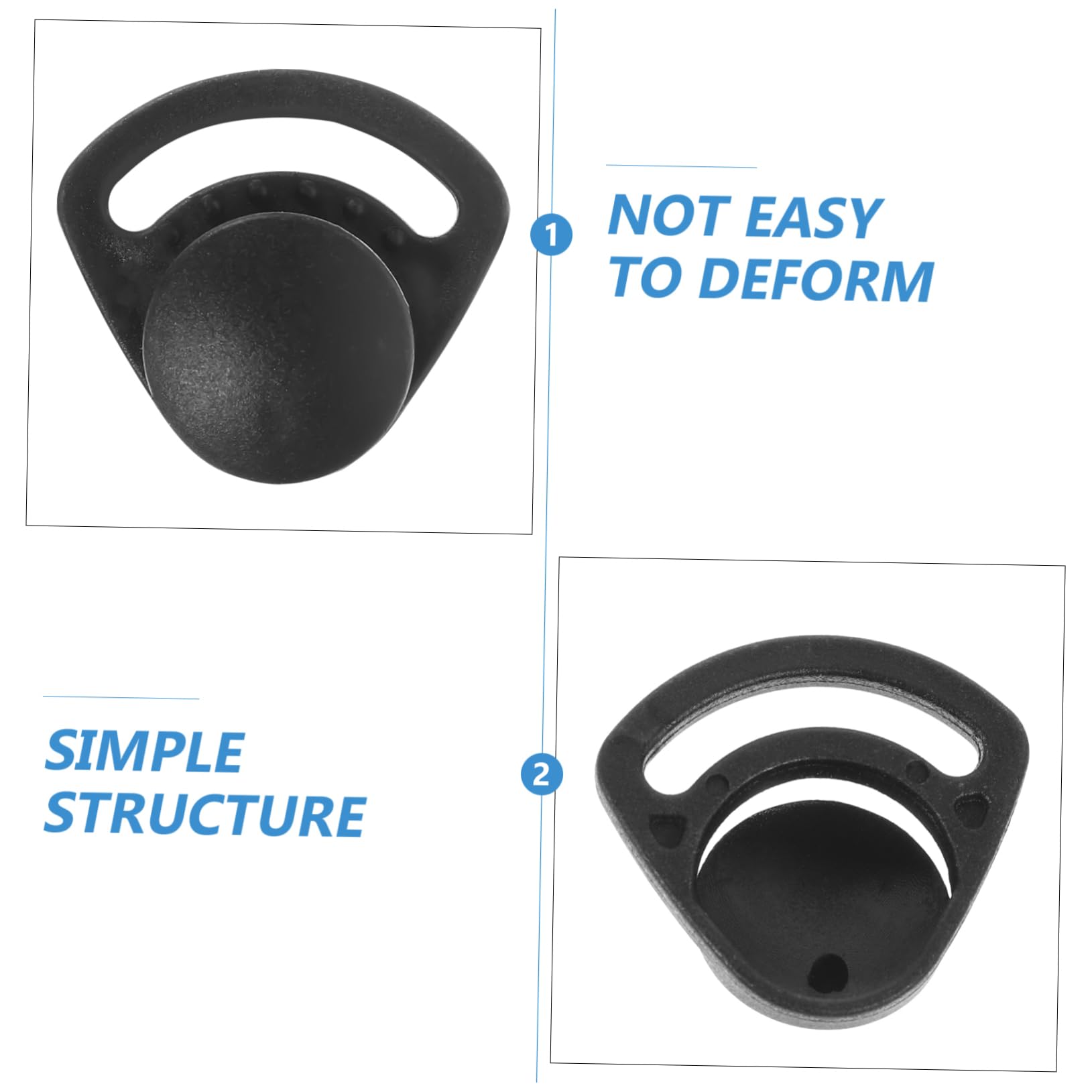 SOLUSTRE 200piezas Hebillas De Correa Para Casco De Seguridad Reemplazo De Hebillas De Correa Para Casco De Motocicleta Fácil Instalación y Accesorios De Duraderos