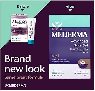 Sponsored Ad – Mederma Advanced Scar Gel - 1x Daily - Reduces the Appearance of Old & New Scars - #1 Doctor & Pharmacist Recommended Brand for Scars - 1.76oz.