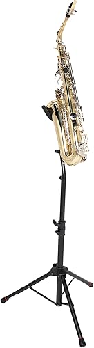 Miniatura 7 de Gator Frameworks Soporte estilo trípode alto para saxofones altos o tenores (GFW-BNO-SAXTALL)