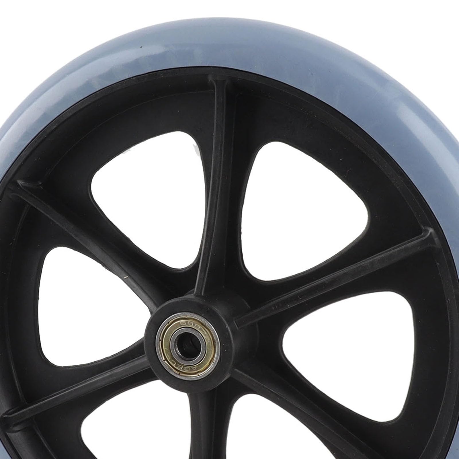 Ruedas delanteras para sillas de ruedas de 8 pulgadas para Silla de Ruedas Accesorio Ruedas de TPR Antideslizantes para Discapacitados Ruedas de Repuesto para Sillas de Ruedas, Andadores