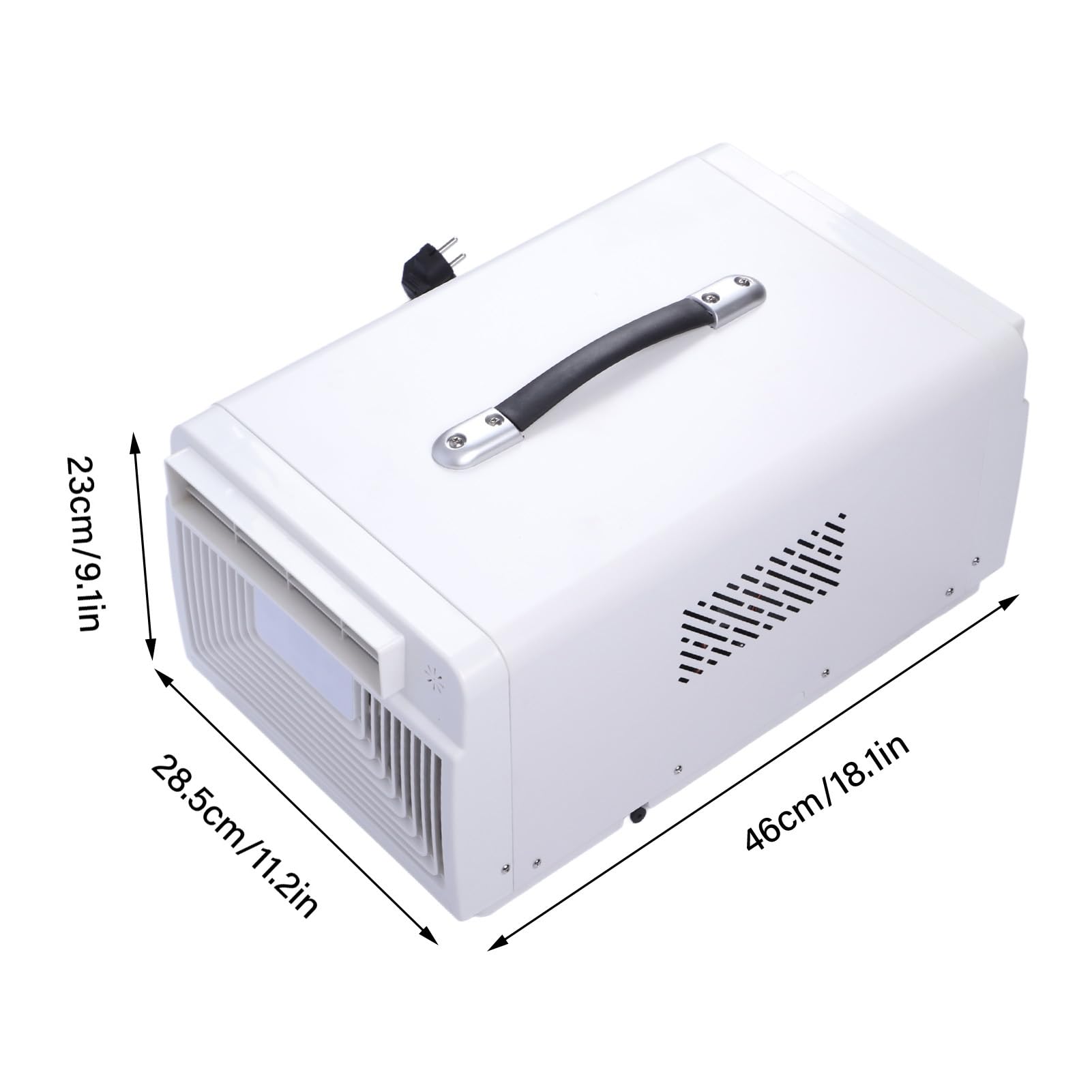 Chrees Aire Acondicionado Portátil de 2300 BTU, Refrigeración Rápida de 300W para Dormitorio de Cocina, Oficina en Casa (Enchufe europeo 220V)