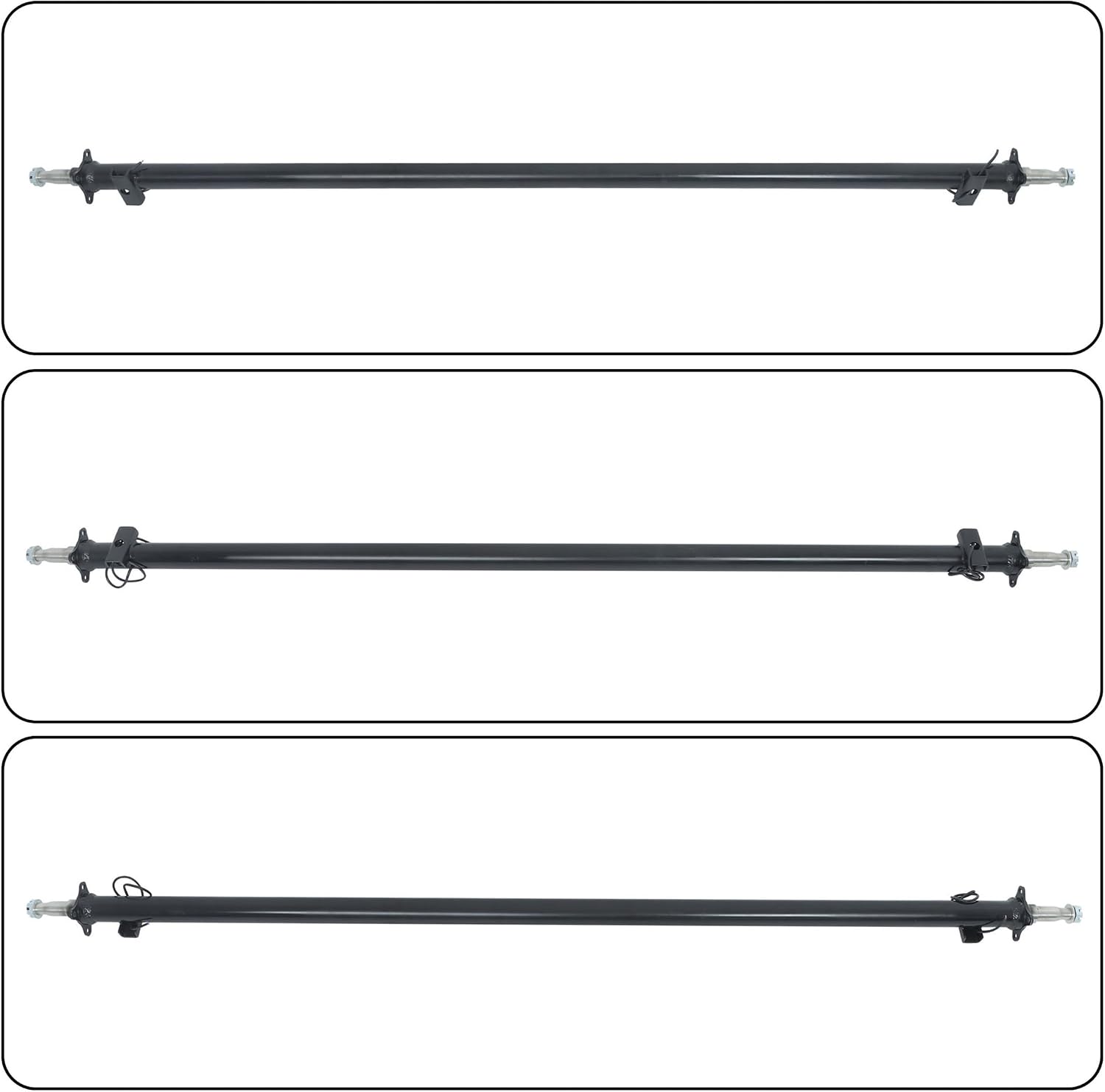 Trailer Axle Only Beam with Idler 89 Inch Hub Face 74 Inch Spring Center 3500lbs Capacity for Light Trailer