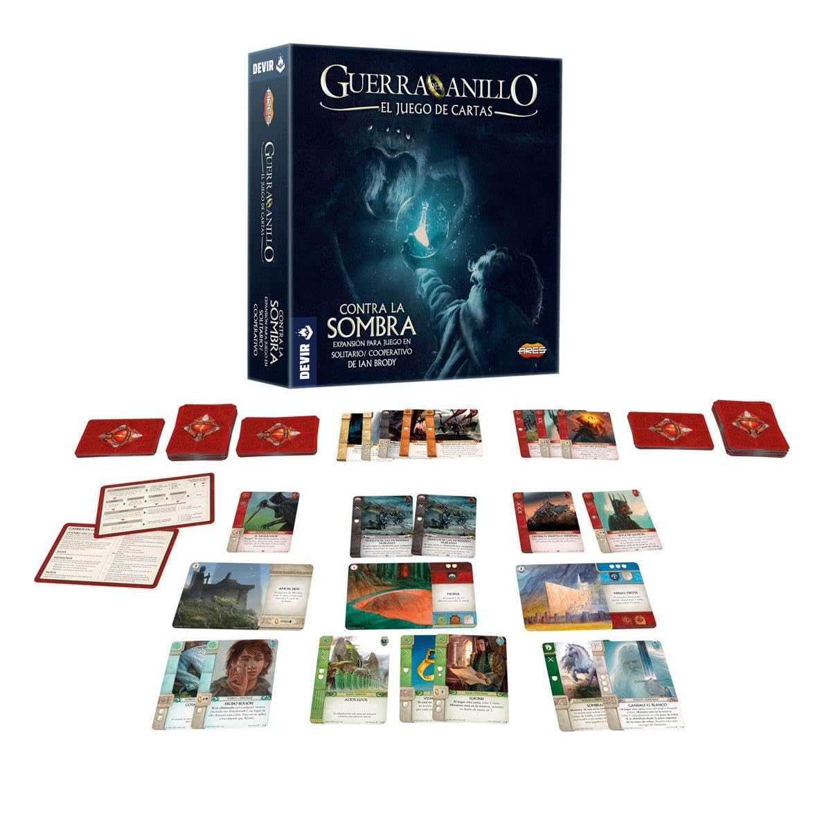 Devir - Wojna pierścienia: przeciwko cieniu, gra planszowa, gra planszowa fantasy, 13 lat (BGGAJCSOSP)