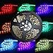 Produktbild LED-Lichterband, 24 V DC, 5 Meter, RGB-LED-Band, Lichterband-Kit, Flexible 5050-SMD-LED-Lichtleiste, 300 LEDs/Rolle, superhelles wasserdichtes LED-Lichterband für den Innen- & Außenbereich, zur Dekoration, mehrfarbiges Licht, farbwechselnd