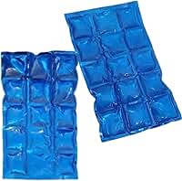 2 Placa De Gelo Artificial Bolsa Térmica Compressa Gel Coolers Isopor Mantenha a Bebida e Alimantos Gelados Por Mais Tempo Bom