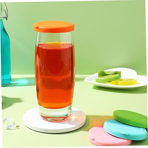Miniatura 6 de Fundas de almacenamiento de alimentos, tapas redondas de silicona, aptas para microondas, repuesto para tapas de tazones y tarros