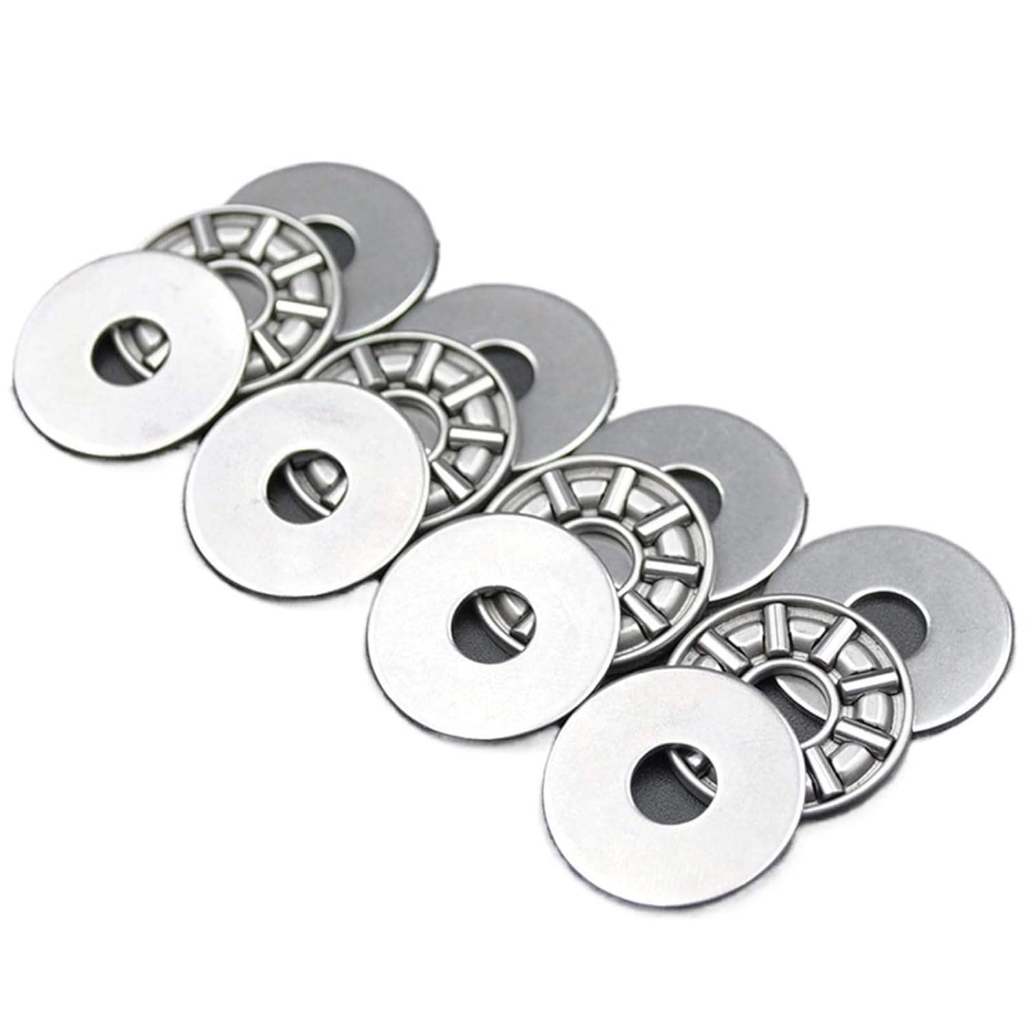 100Sets AXK0619 +2AS Plane Thrust Needle Bearings 0619 6x9x4mm 100pcs axial Thrust Roller Bearing with washers