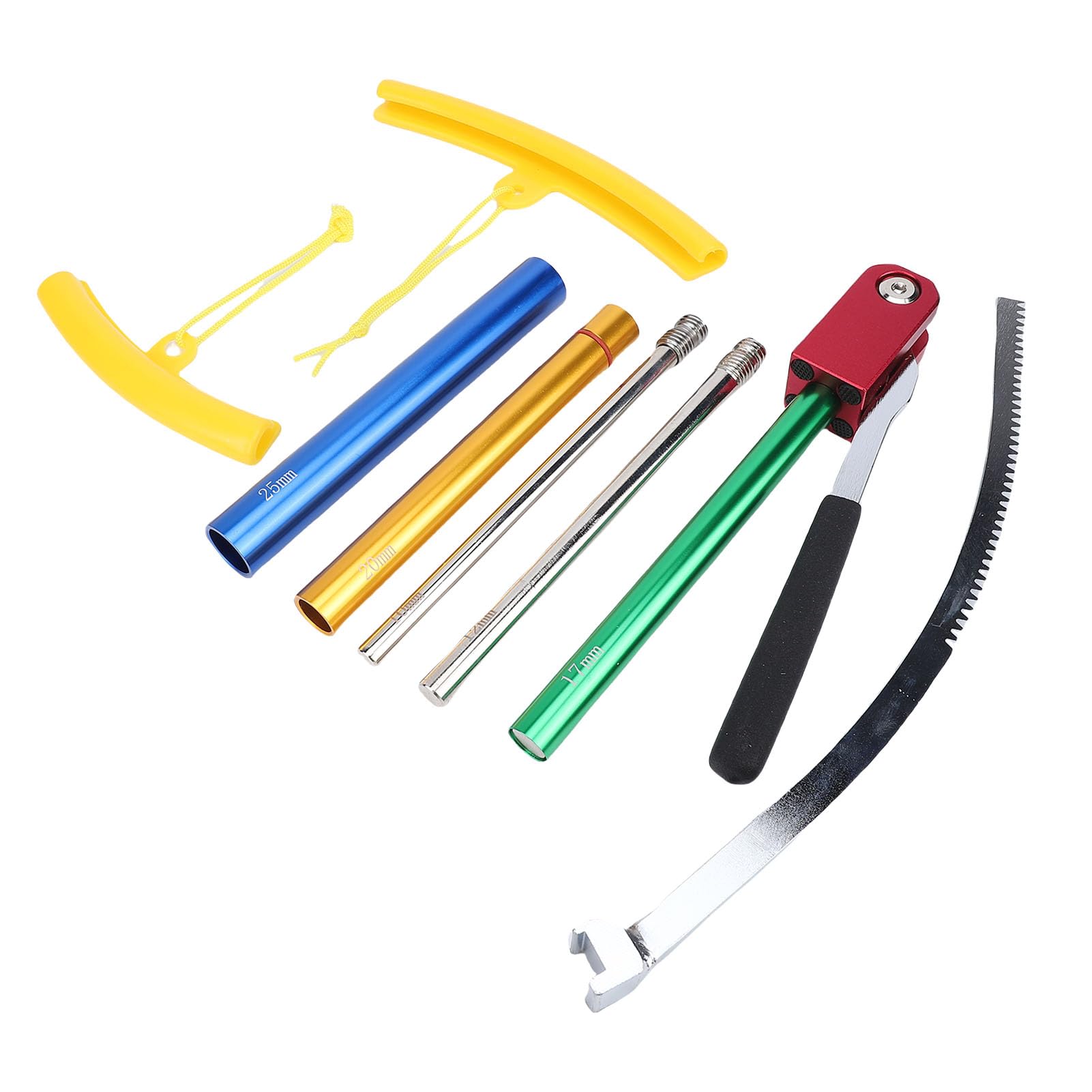 Jiawu Kit de Herramientas para Cambiar Neumáticos Rápido Hecho de Material de Acero Resistente para Entusiastas de las Motos de Cross con Ruedas de 16 a 21 Pulgadas