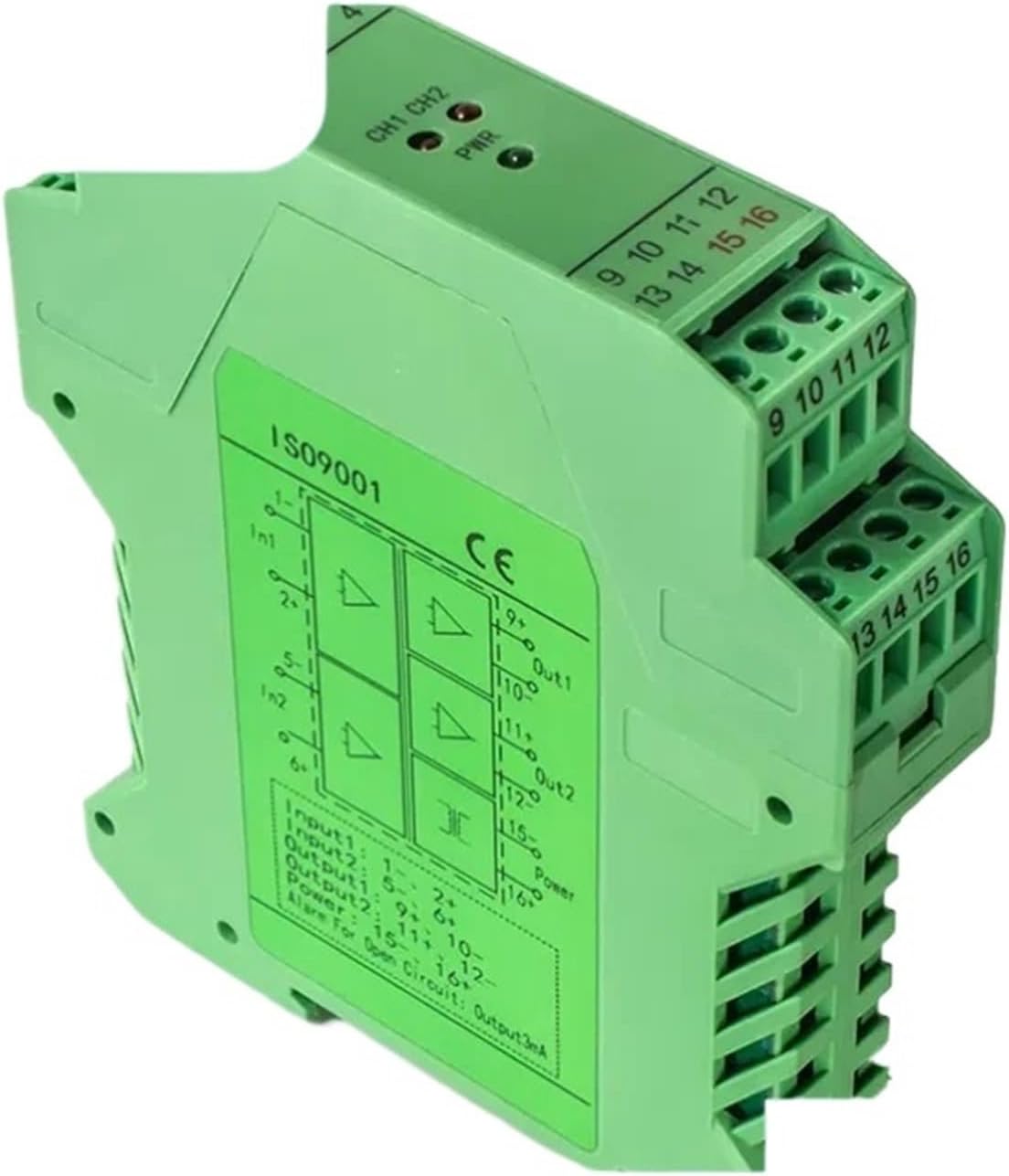 1pcs K 0-1300℃ 800℃ to 4-20mA 0-10V Thermocouple Temperature Transmitter DIN 1 in 1 Out 0-10V 0-5V TC Temperature Signal Converte(2 in 2 out,Customization)