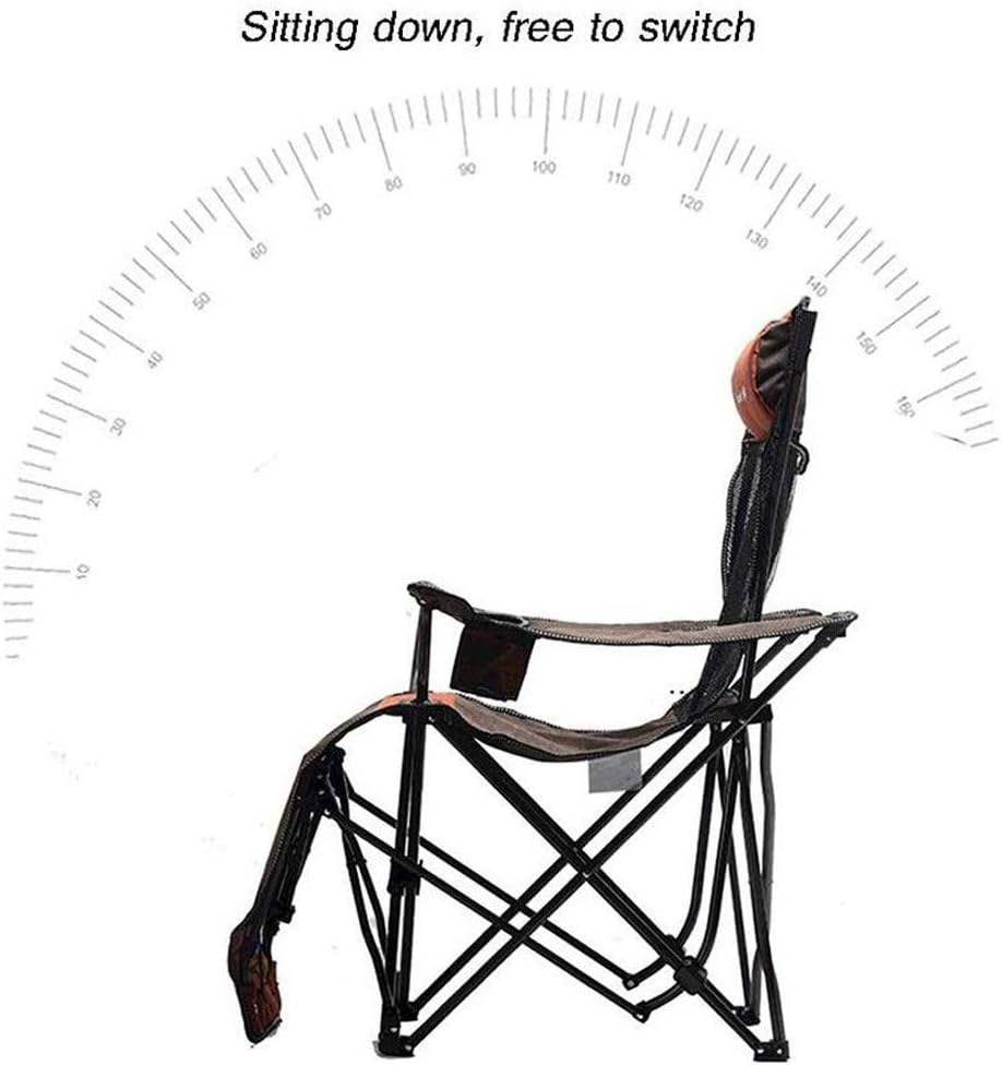 JSEIAJB Portable Folding Design - Adjustable Footrest, Cup Holder, Material, Steel Frame