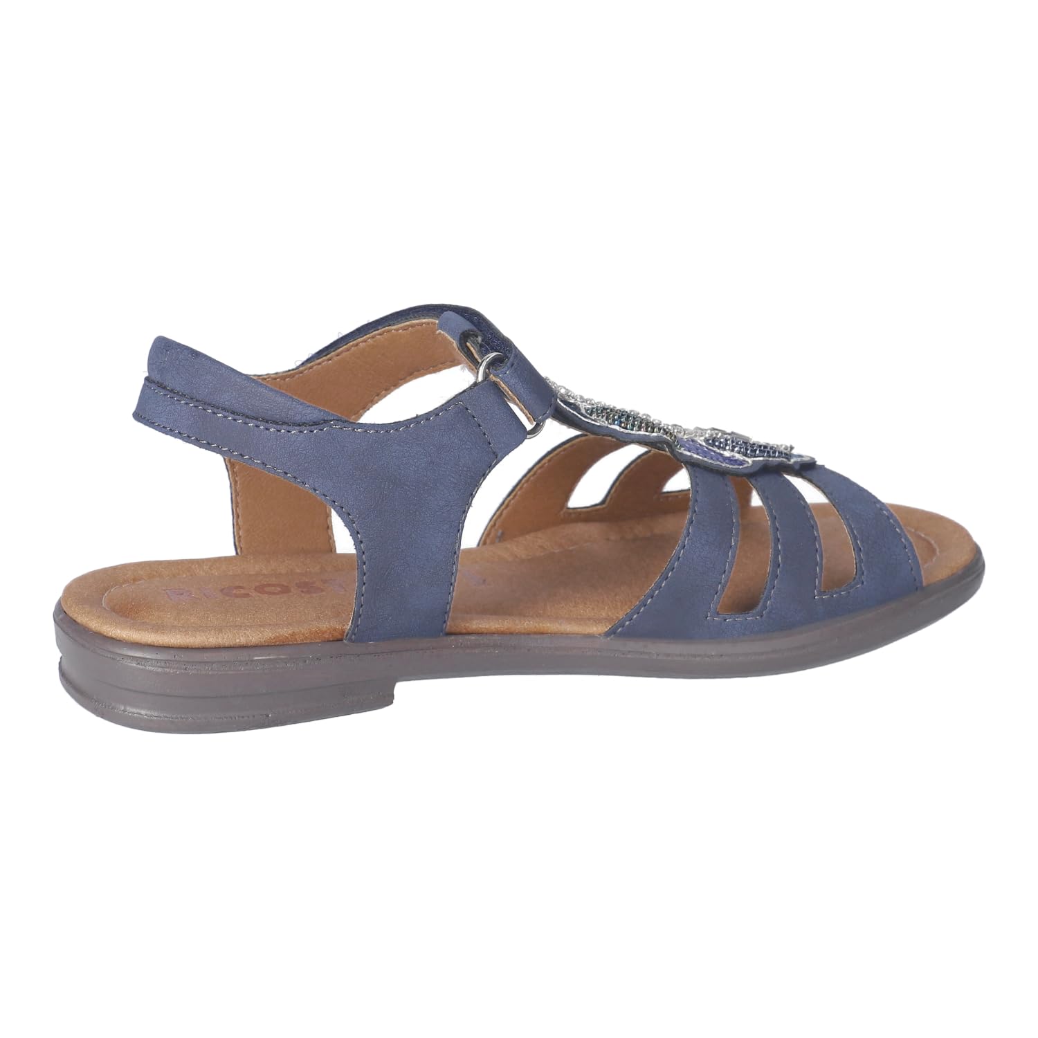 RICOSTA Mädchen Riemchensandalen Amelie, Kinder Sandalen, Weite: MITTEL