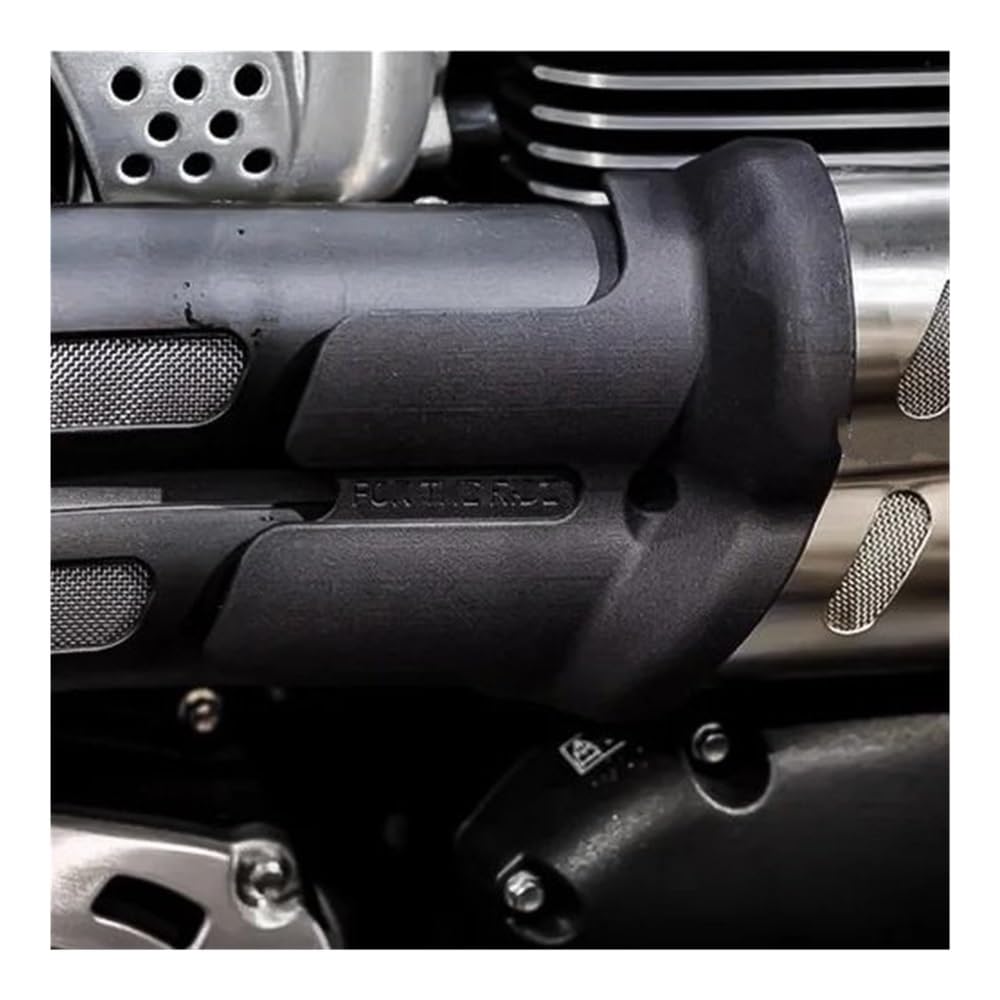 para Scrambler 1200 Protector De Tubo De Escape De Motocicleta Silenciador Cubierta De Protección Térmica Accesorios Decorativos Protección Tubo Escape