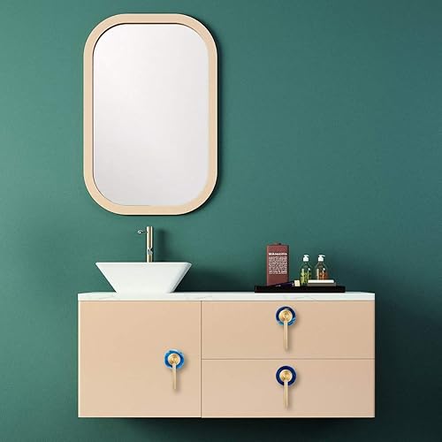 Miniatura 5 de Rockcloud Paquete de 2 pomos de cajón de ágata con tornillo, tiradores de puerta hechos a mano para armario, armario de cocina, armario, decoración,