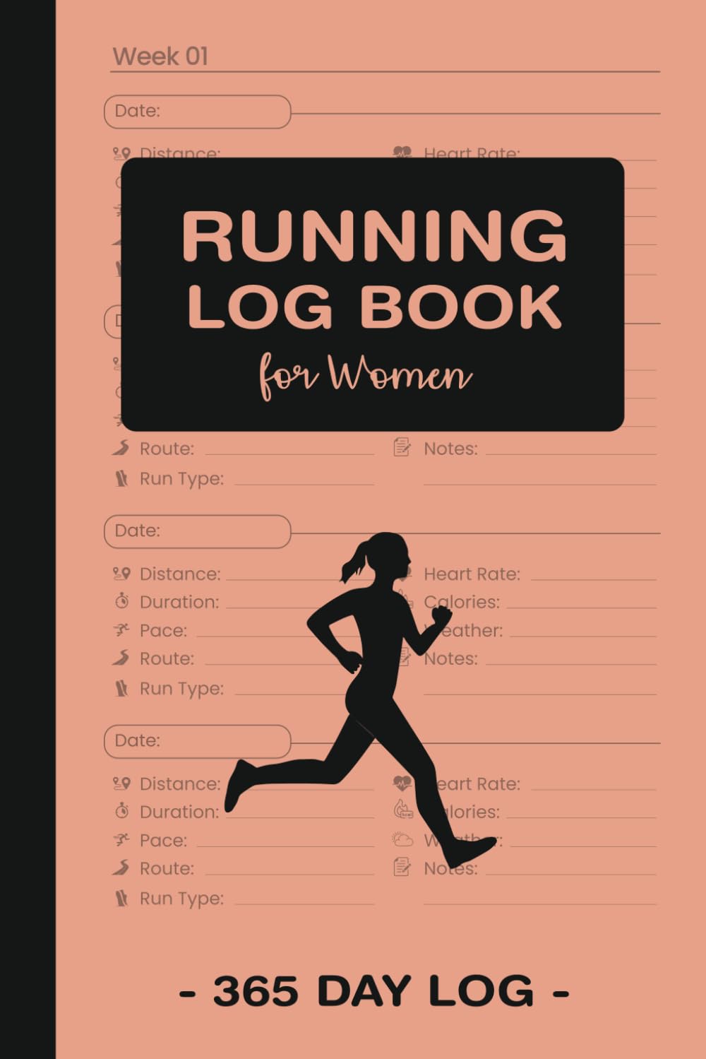 Running Log Book: Running Journals For Women, My Running