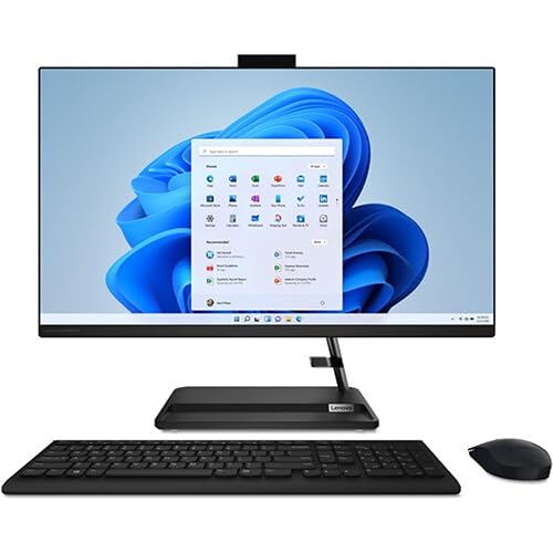 Lenovo IdeaCentre 27" FHD All-in-One Touchscreen Desktop | 13th Gen Intel 10 Cores i7-13620H | 32GB RAM | 1TB SSD, Wireless Keyboard & Mouse | Windows 11 | High Performance PC