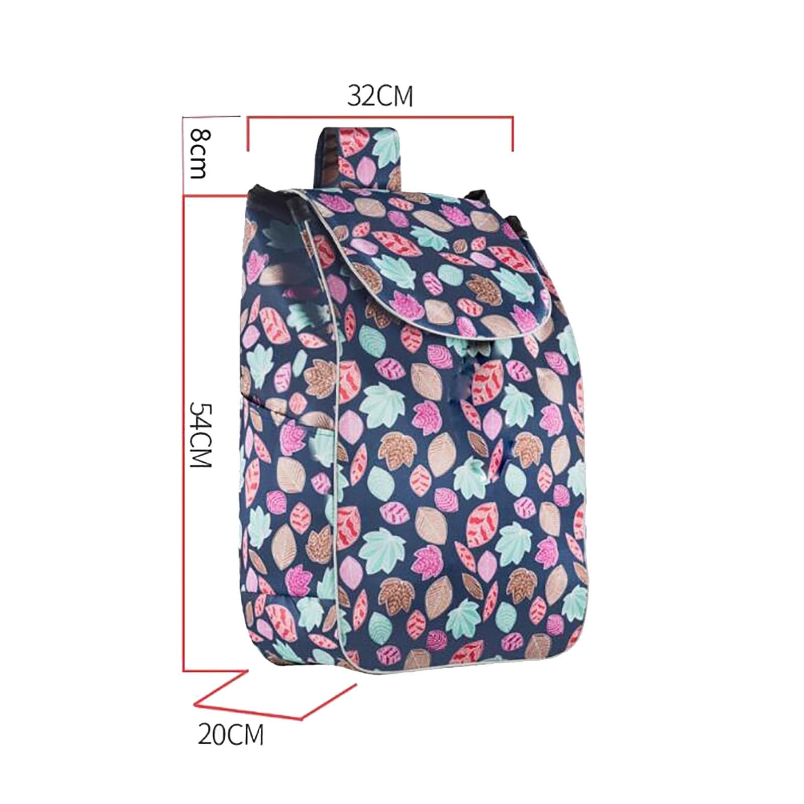 Bolsa de Repuesto para Carrito de la Compra (36 L) - Bolsa de Almacenamiento de Tela Oxford, Reutilizable (C)