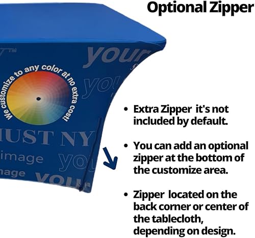 Miniatura 10 de Mantel personalizado de 4, 6 y 8 pies, mantel personalizado para eventos de ferias, cumpleaños, bodas, aniversarios, ferias, mantel personalizado