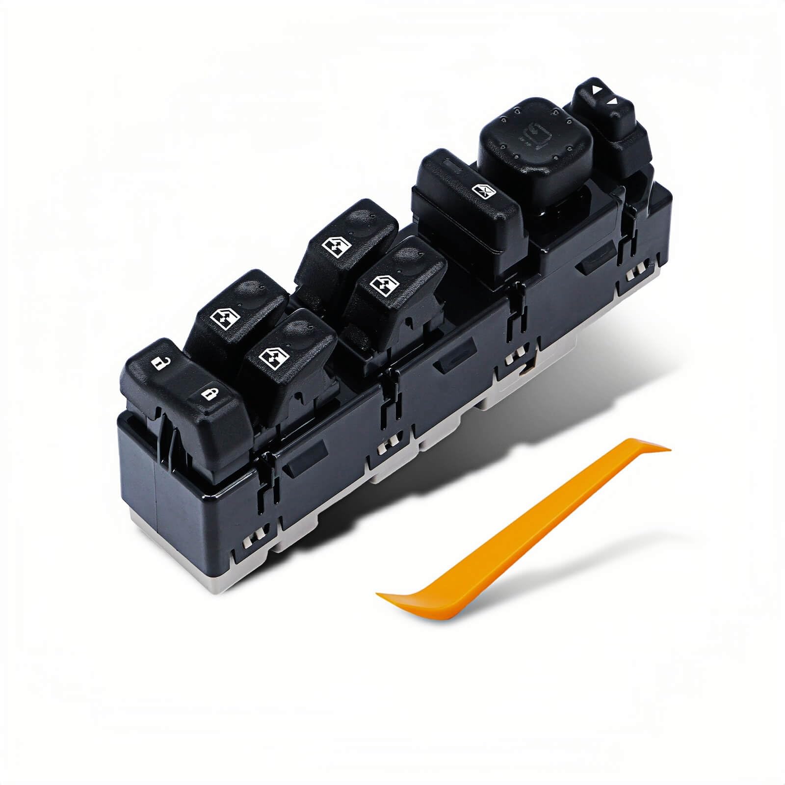 POBWAV 15883319 Side Power Master Window Switch Compatible with Chevrolet Silverado, GMC Sierra, Cadillac Escalade, Replace# DWS394