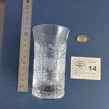 Bohemia Glass カットガラス 6枚セット Amazon.co.jp: ボヘミアグラス 6個セット チェコ カットグラス