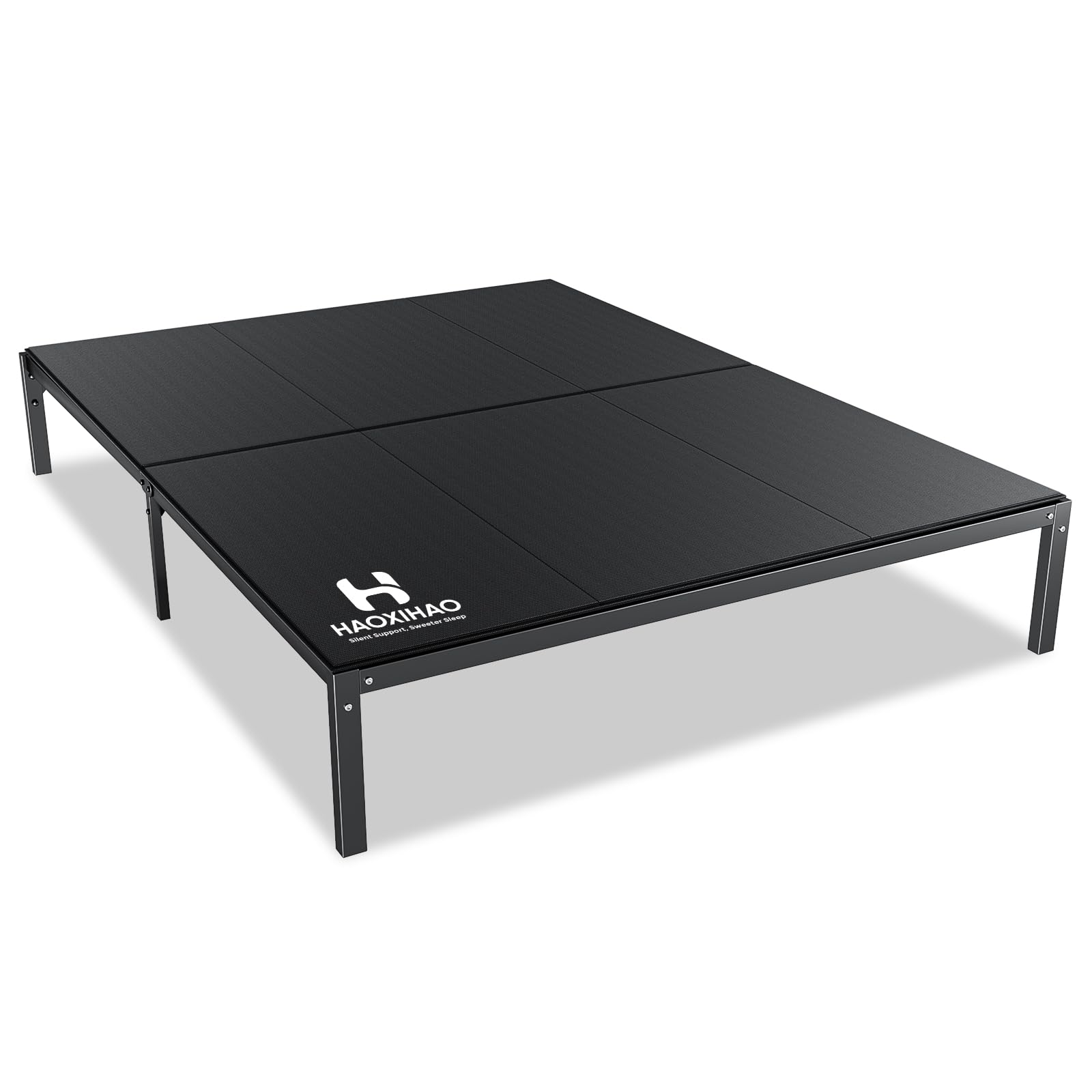 HAOXIHAO Bunkie Board King Size(76x80) - Premium 10mm Hollow Plastic Bunkie Boards for Under Mattress,Heavy-Duty Support,Breathable,Low Profile,Noise