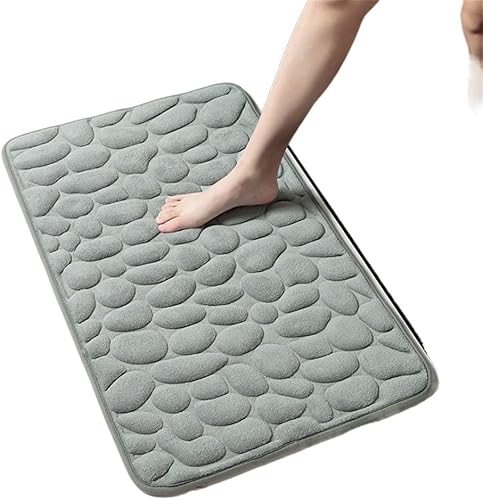 Alfombra antideslizante de terciopelo con relieve de espuma viscoelástica, alfombrilla antideslizante para baño, Sala De Estar, Alfombrilla de