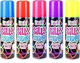 Special Occasions Silly String Party Spray Cans, Multi-Color Entertainment Streamer (Multi Colour 5pk)