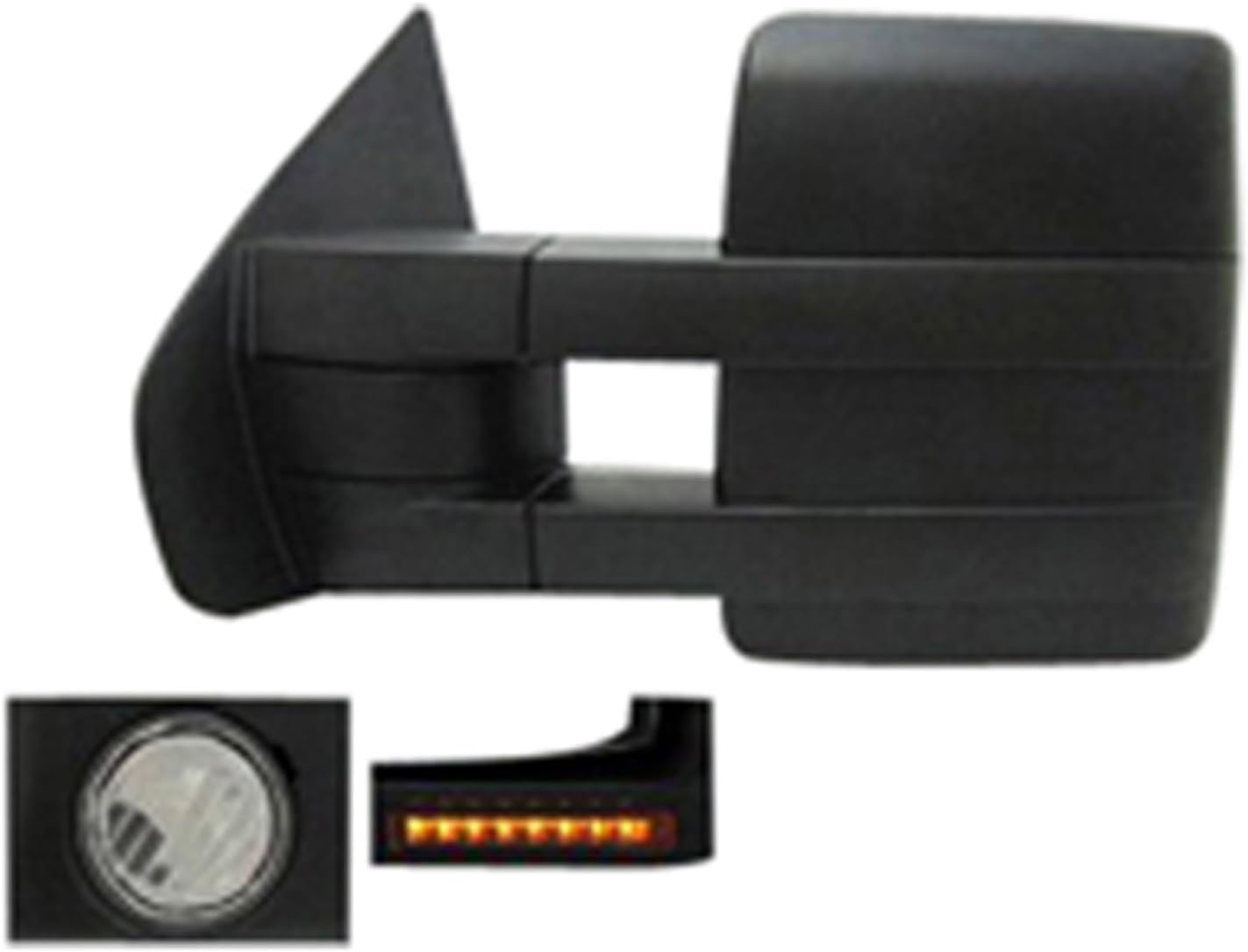 OE Replacement Ford F-Series Left Rear View Mirror (Partslink Number FO1320369)
