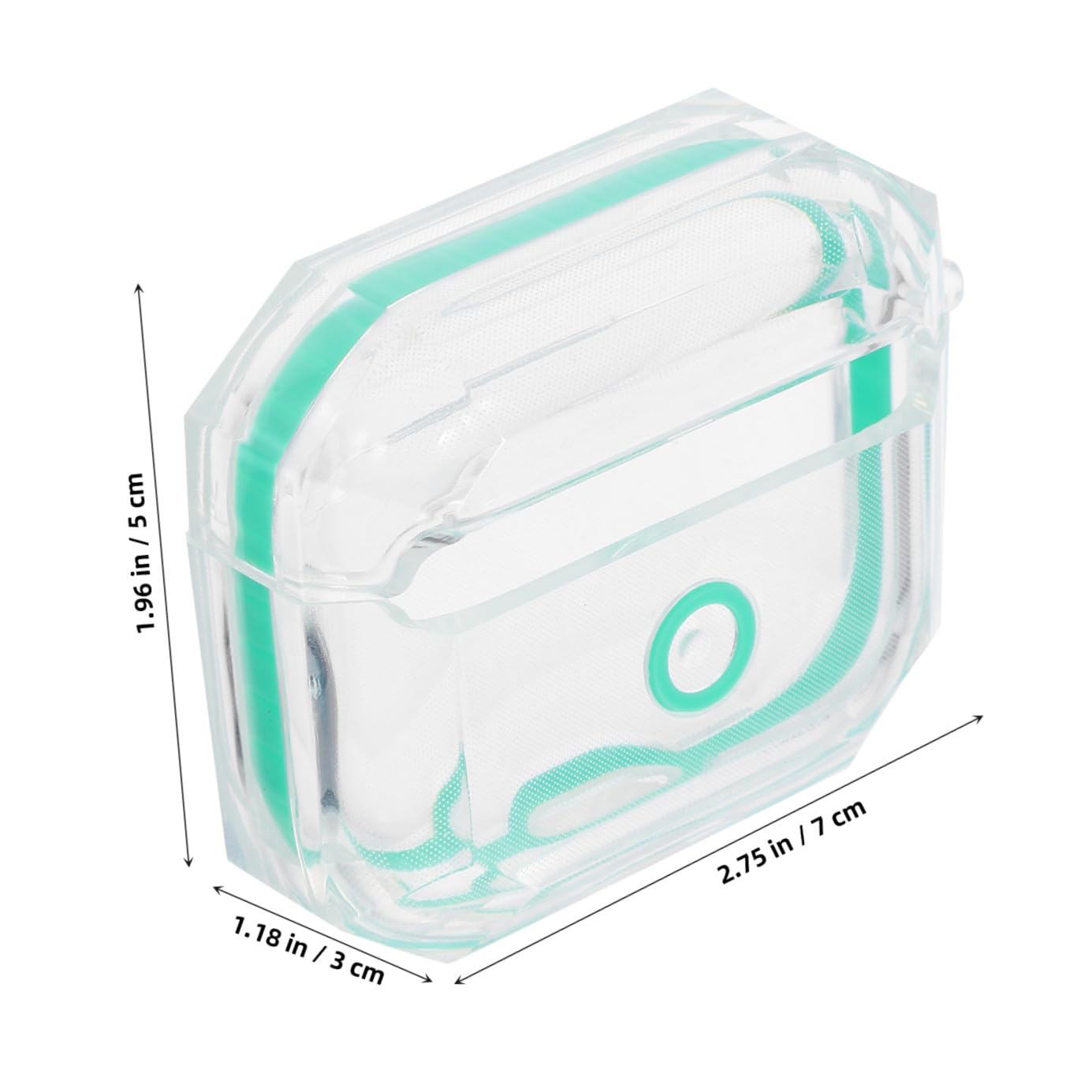 Gatuida 3pezzi Custodia Protettiva Trasparente Tpu Per Auricolari Wireless Compatibile Con Colore Verde Menta Resistente Agli Urti e Ai Graffi Perfetta Per Attività Quotidiane e All