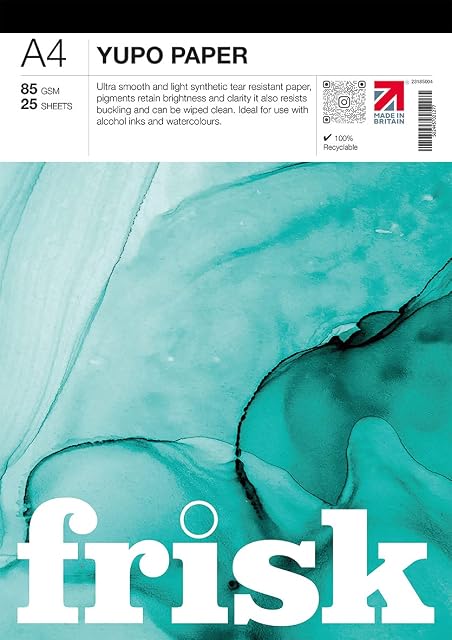Frisk 23185004 Yupo Paper Pad A4 85gsm, White