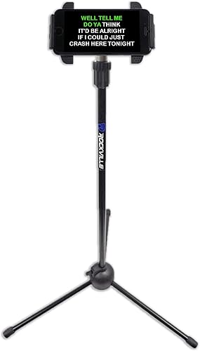 Miniatura 9 de Rockville RockNGo 800 - Sistema de máquina de karaoke de 10 pulgadas con LED, ruedas y soporte para tablet