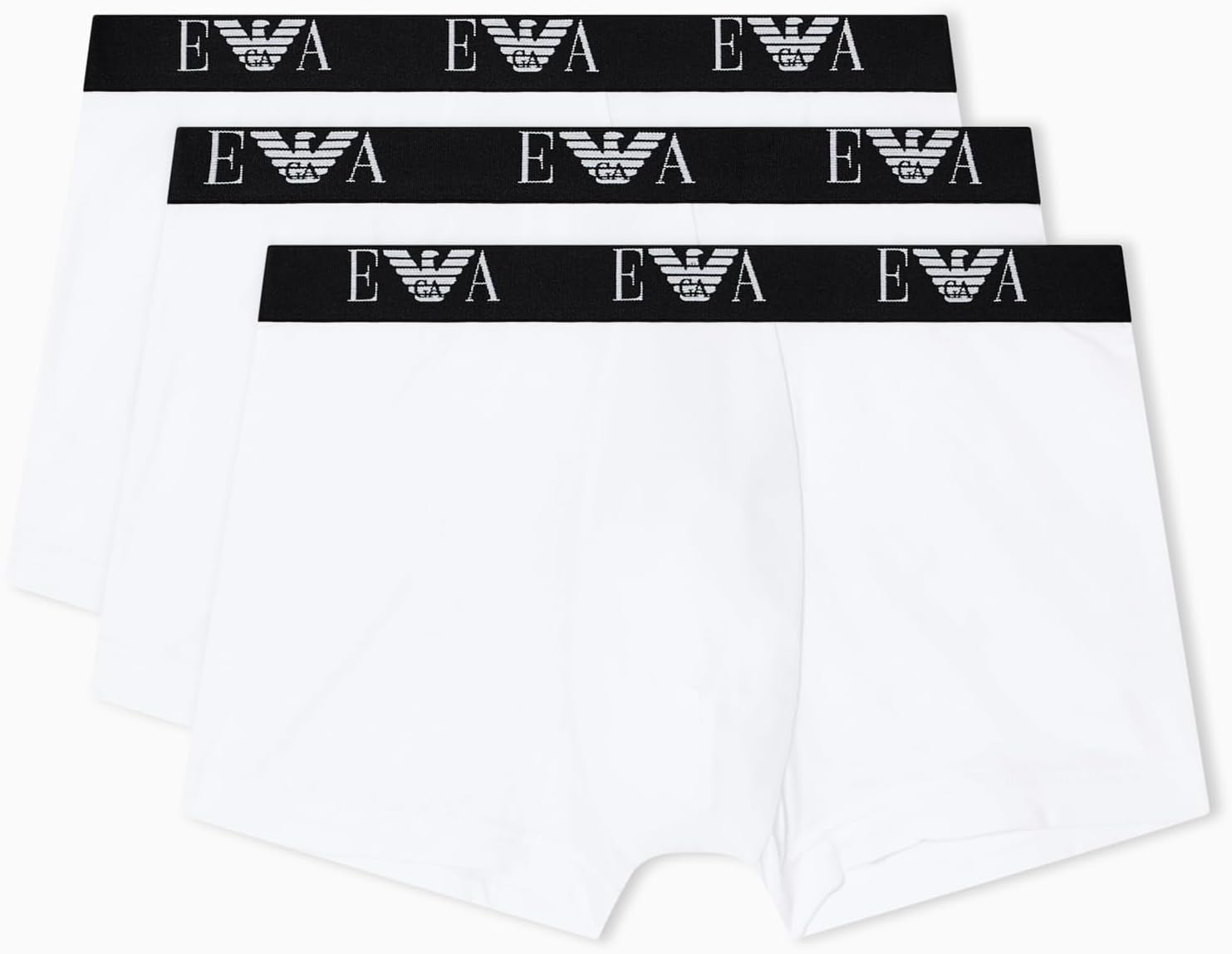 Emporio Armani Men's 3 Pack Bold Monogram Quadshorts - Image 6