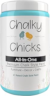 Chalky Chicks All-in-One Chalk Paint for Furniture or Cabinet - 32 Fl Oz...