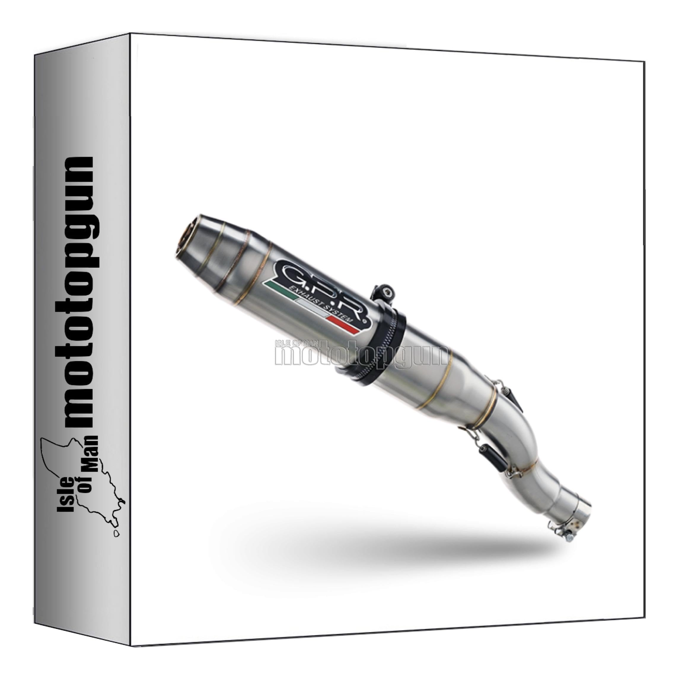 tubo de escape completo gpr homologado catalizado acero deeptone, db-killer incluido, e4.co.ke.1.cat.de compatible con keeway rkf 125 2018 2019 2020 mototopgun