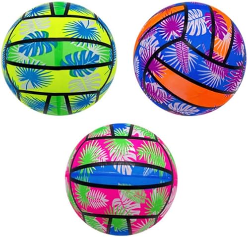 Miniatura 2 de 3pcs piscina agua piscina voleibol juguetes inflables 9 pulgadas color al azar