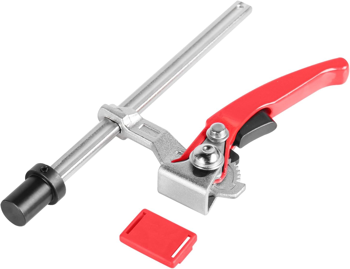 TOOLCOOL MFT Table Workbench Quick Ratchet Bench Dog Clamp 3/4 Inch Dog Hole Clamp Hold Down Clamp for Woodworking (2 Pack)