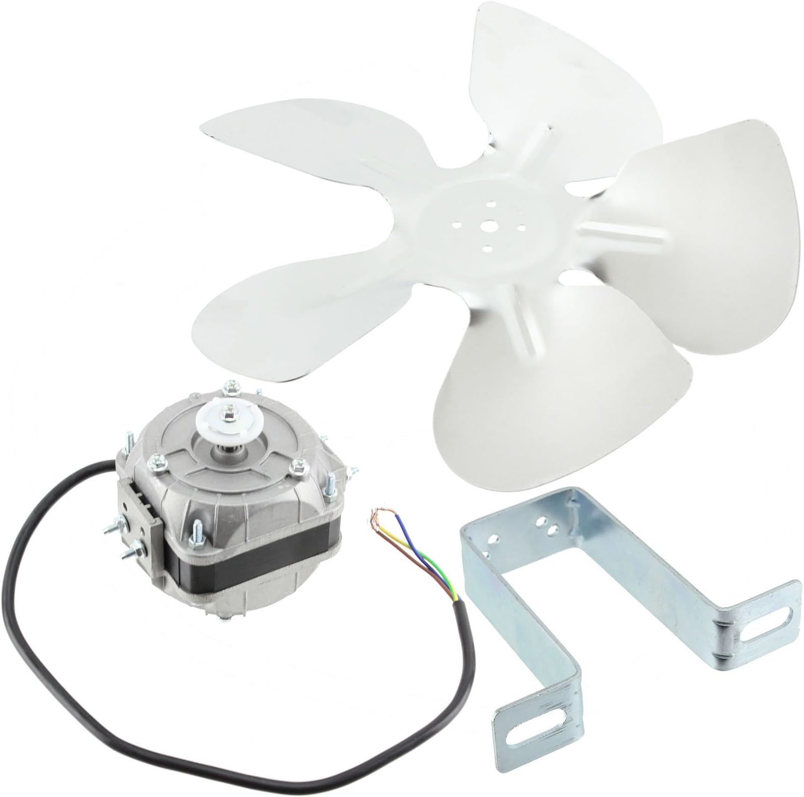 SPARES2GO Universal Commercial Fridge Freezer Fan Kit (1300RPM, 10/40W)