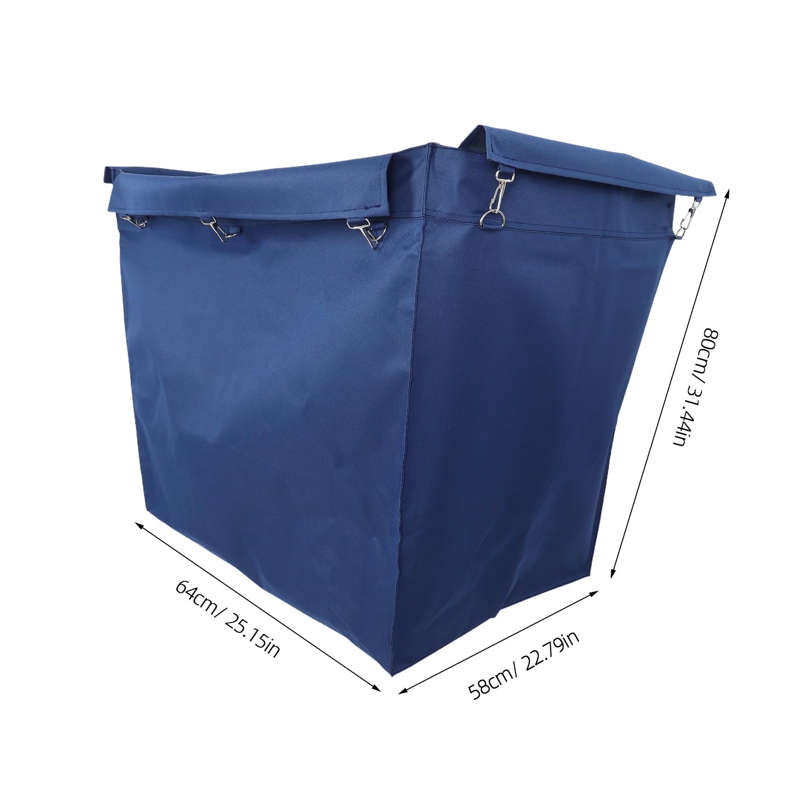 Sacca Bucato Sporco Rimovibile in Oxford per Carrello Lavanderia | Capacità Ampia e Struttura, Design Essenziale e Portatile, Uso per Organizzazione e Pulizia