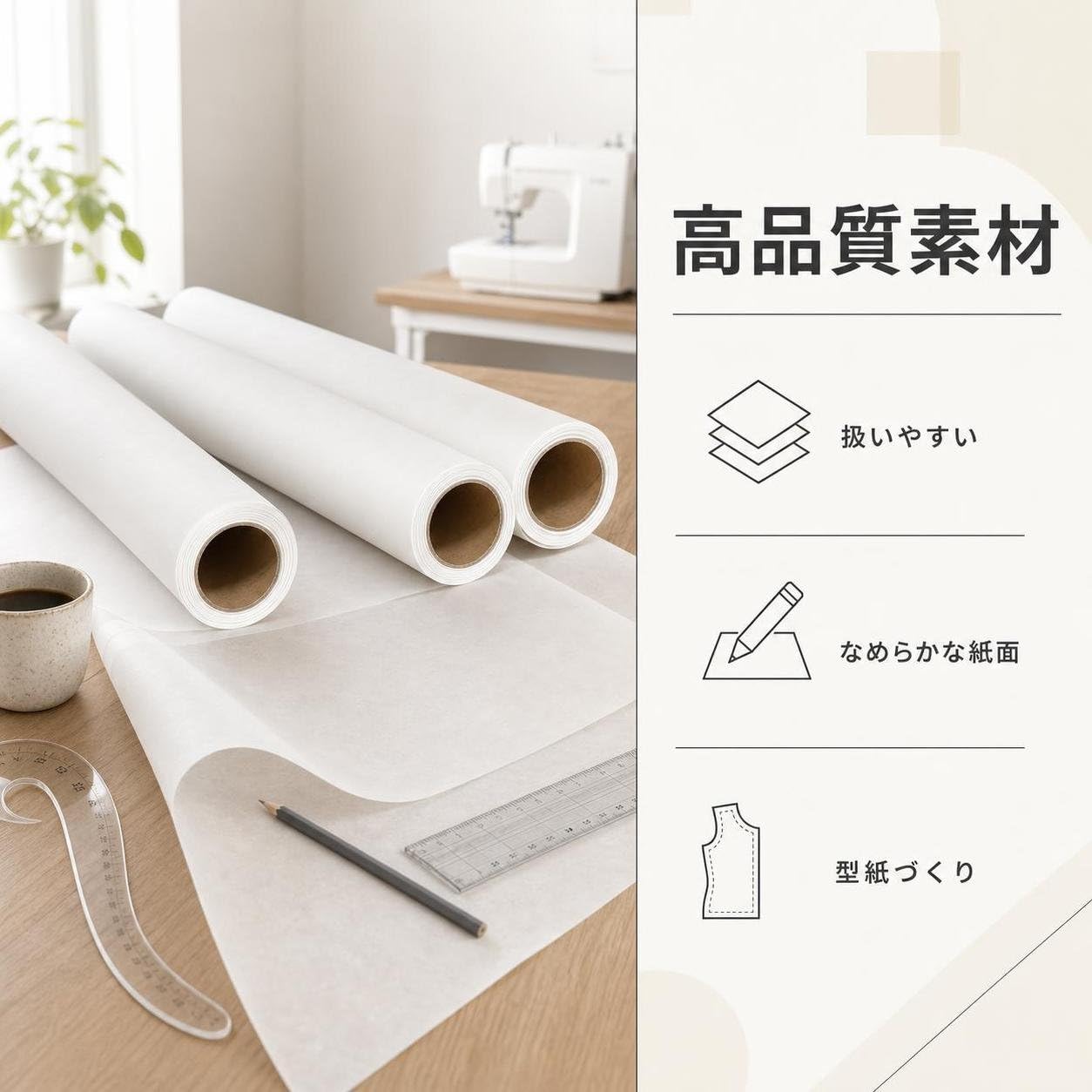 Luwecf in Rotolo per Cartamodello, 45, per creativi, 1.2m x 20m